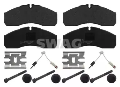 Комплект тормозных колодок, дисковый тормоз SWAG купить